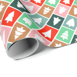 Papel De Regalo Árboles de Navidad