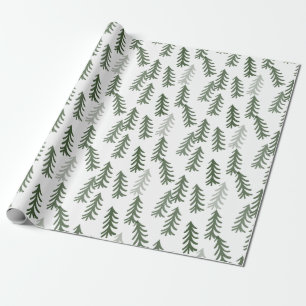Papel De Regalo Árboles de pino