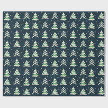 Árboles eververdes de nieve de invierno