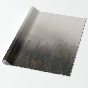 PAPEL DE REGALO ÁRBOLES FOGGY PINE