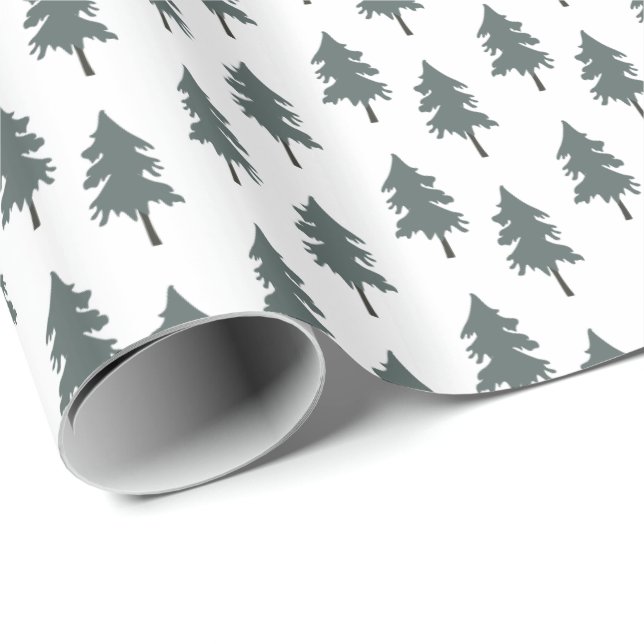 Papel De Regalo Árboles forestales. Vida del desierto. va la (Esquina del rollo)