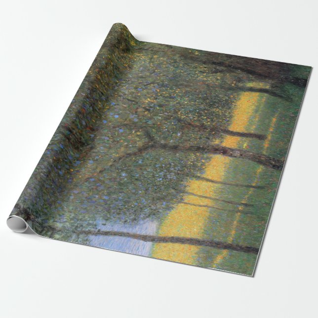 Papel De Regalo Árboles frutales, Gustav Klimt (Desenrollado)