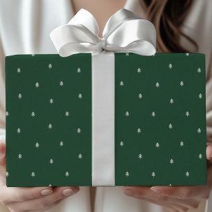 Papel De Regalo Árboles navideños escandinavos Minimalistas modern