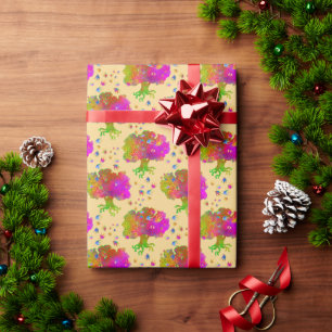 Papel De Regalo Árboles Pájaros Luz del sol