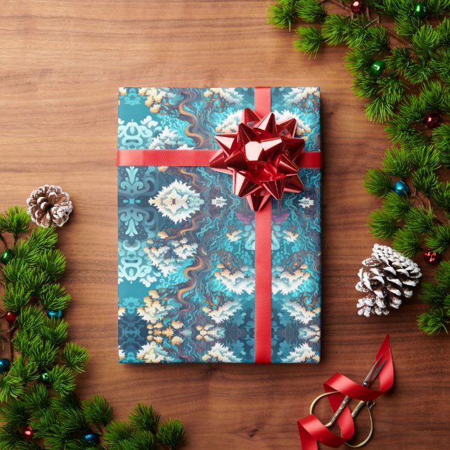 Papel De Regalo Árboles subacuáticos (Regalo de vacaciones)