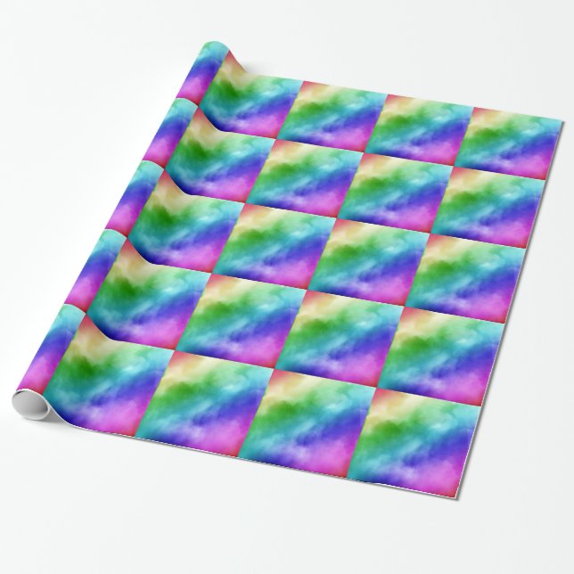 Papel De Regalo Arco de arcoiris (Desenrollado)