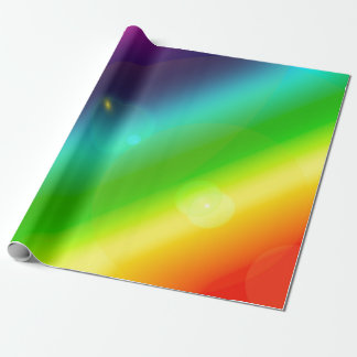 Papel De Regalo Arco iris burbujeante