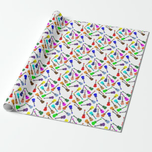 Papel De Regalo Arco iris del Ukulele