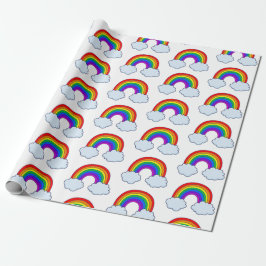 Papel De Regalo Arco iris lindo