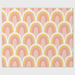 Papel De Regalo Arco iris retro