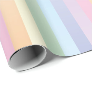 Papel De Regalo Arco iris suave