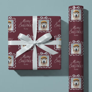 Papel De Regalo Arco personalizado para mascotas perro gato Foto F