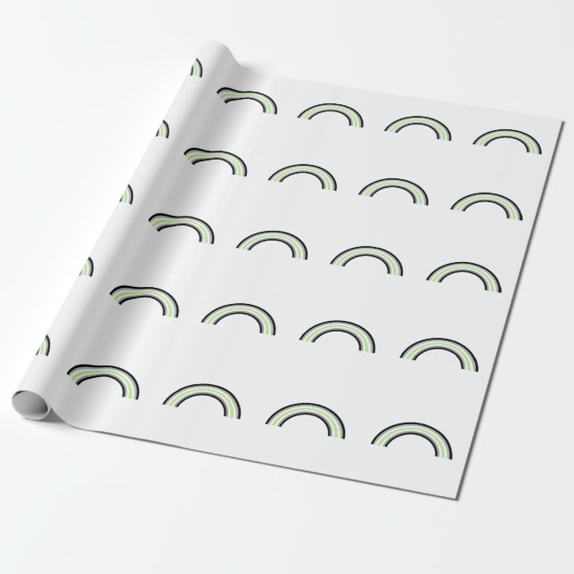 Papel De Regalo Arcoíris Agénero (Desenrollado)