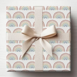Papel de regalo arcoíris boho