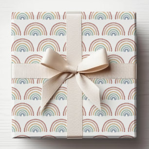 Papel de regalo arcoíris boho