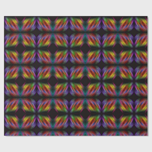 Papel De Regalo Arcoíris borroso (Superficie plana)