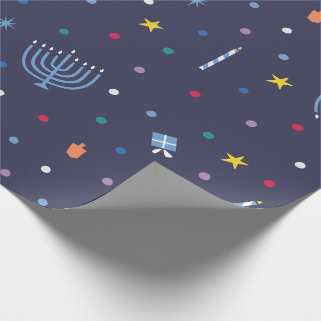 Papel De Regalo Arcoíris de Luces de Primary.com (Esquina)