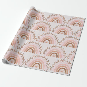 Papel De Regalo Arcoiris de Terracota, rosa mojado