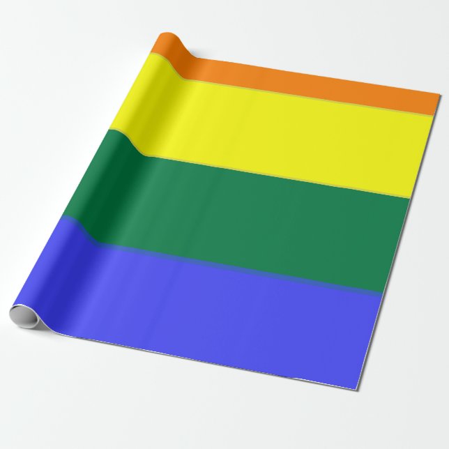Papel De Regalo Arcoiris del Orgullo Gay (Desenrollado)