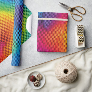 Papel De Regalo Arcoíris geometría de color
