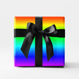 Papel De Regalo Arcoíris Multicolor Ombre