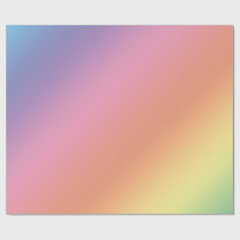 Papel de Regalo Arcoíris Pastel