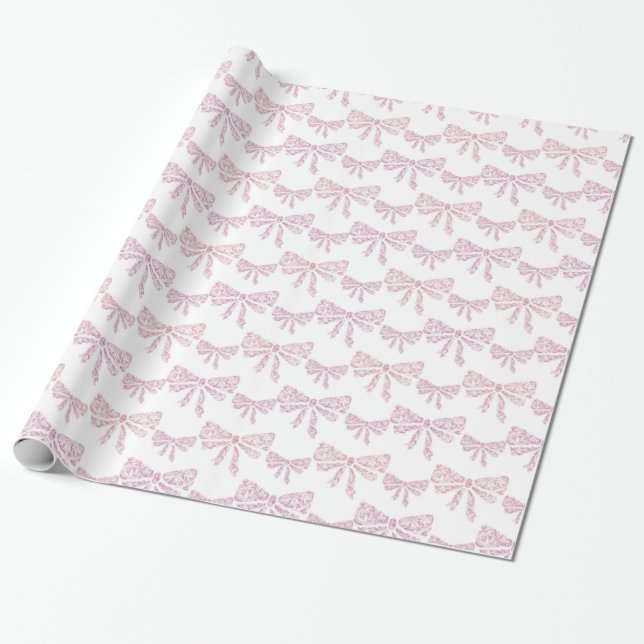 Papel De Regalo arcos del rosa (Desenrollado)
