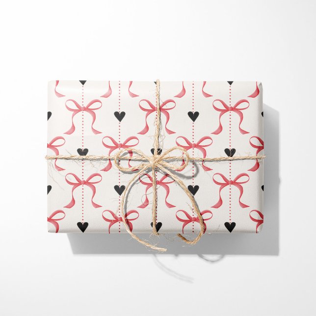 Papel De Regalo Arcos y corazones rosados (Subido por el creador)