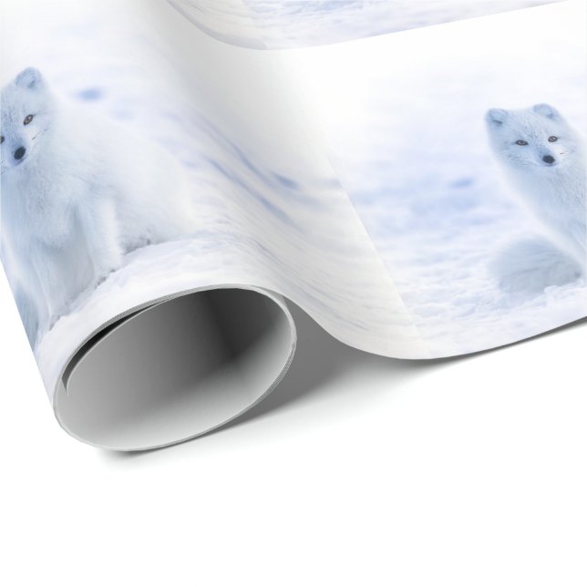 Papel De Regalo Arctic fox (Esquina del rollo)