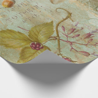 Papel De Regalo Ardilla silvestre de bosques, búho, desahuciación 