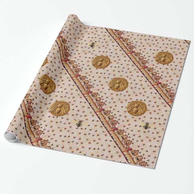PAPEL DE REGALO ARENA DE AZULEJOS, ALIMENTACIÓN DE AZOTES (Desenrollado)