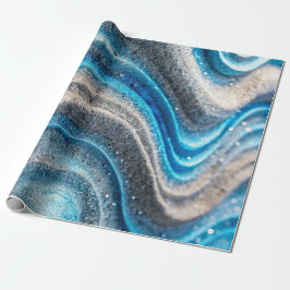 Papel De Regalo Arenas azules