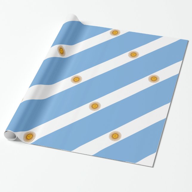 Papel De Regalo Argentina (Desenrollado)