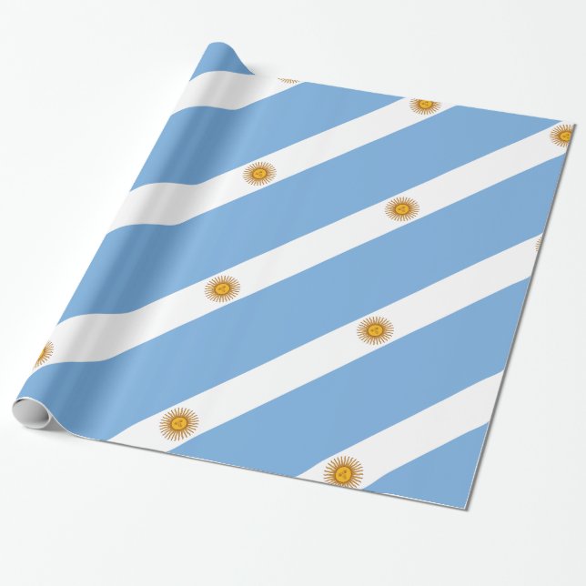 Papel De Regalo Argentina (Desenrollado)