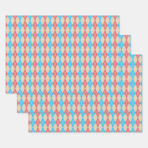 Papel de regalo Argyle en la playa