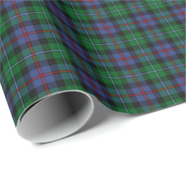 Papel De Regalo Argyll Scotland Tartán Blue and Green Plaid