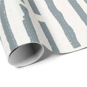 Papel De Regalo Armonía neutral rayas simples colección de verano