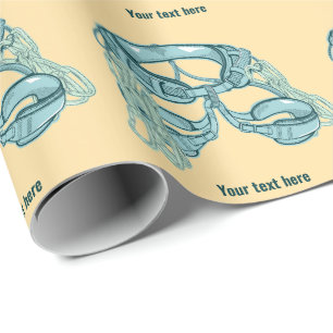 Papel De Regalo Arnés de escalada de roca con dibujos rápidos