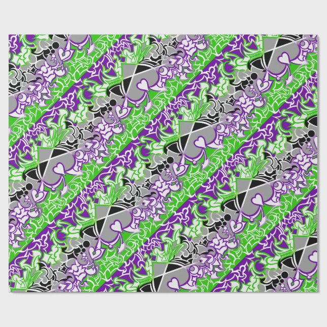 Papel De Regalo Aroace Radioactive Orgullo de Bandera (Superficie plana)