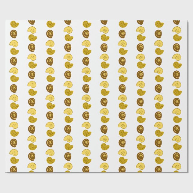 Papel De Regalo Arreglo de conchas lindas en  (Superficie plana)