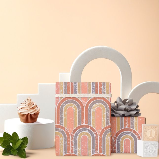 Papel De Regalo Arrojando las arcoiris (Rainbow gift wrap)