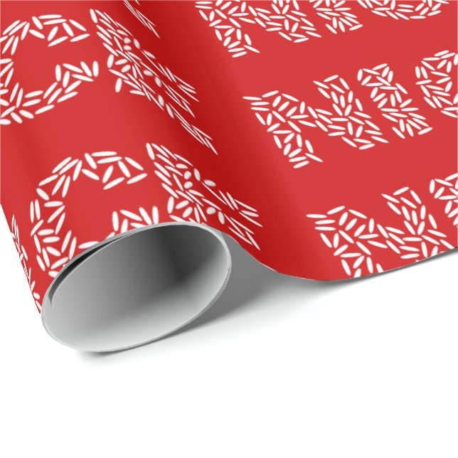 Papel De Regalo Arroz bonito (Esquina del rollo)