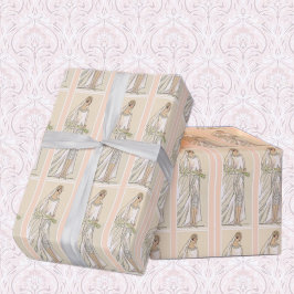 Papel De Regalo Art Deco Bride
