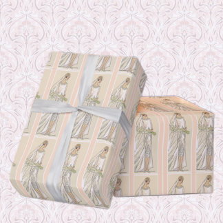 Papel De Regalo Art Deco Bride
