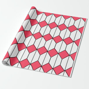 Papel De Regalo Art Deco Diamantes y Hexágonos