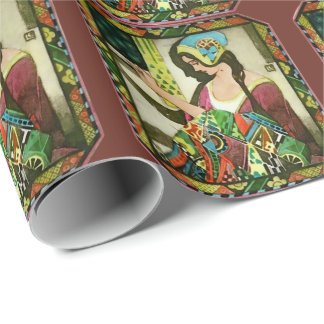 Papel De Regalo Art Nouveau Quilter – Mujer de Costura Vintage