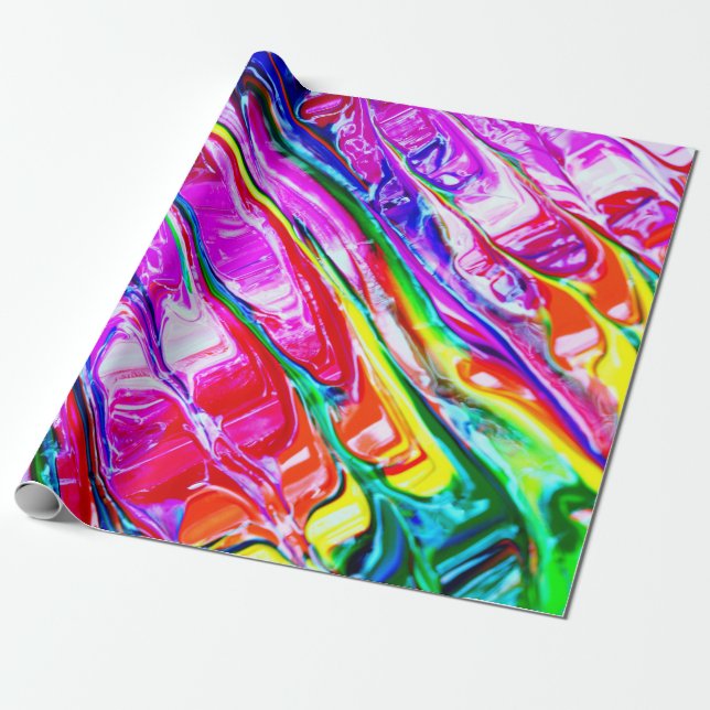 Papel De Regalo Arte abstracto (Desenrollado)