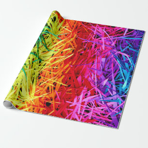 Papel De Regalo Arte abstracto colorido