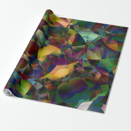 Papel De Regalo Arte abstracto colorido y caleidoscópico