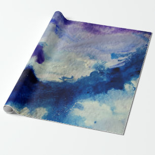 Papel De Regalo Arte abstracto del océano